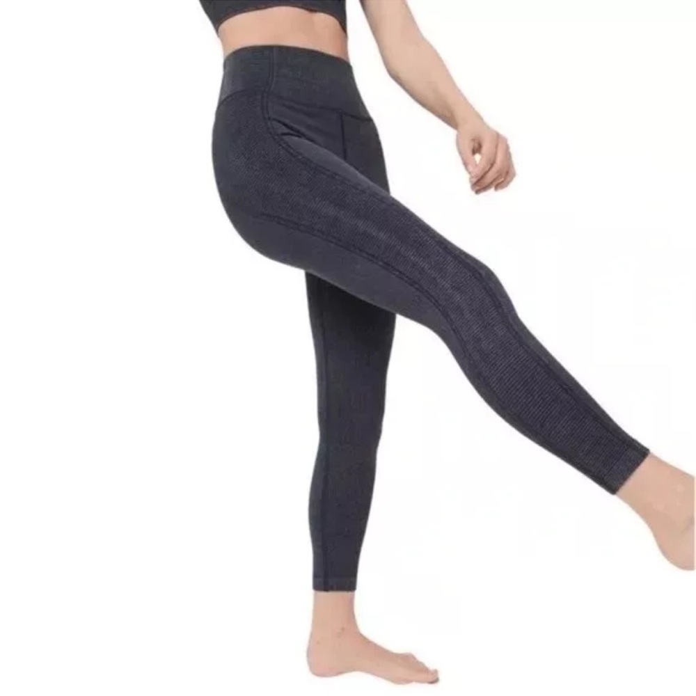 Offline by Aerie Seamless High Waisted Legging 7/8 Length Gray Size Medium